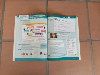Libro de texto Frances. 1 ESO. Adomania extra. SM