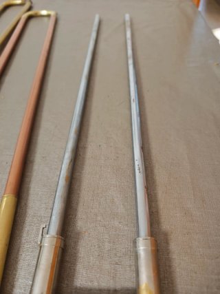 Vara de trombón estrecha