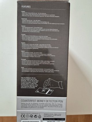 Safescan 30 Rotuladores de billetes falsos