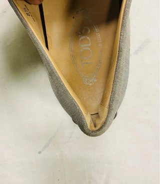 Scarpe slip-on grigie Tod's mocassini/loafer