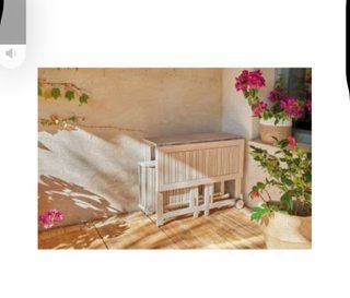 Mesa y 4 sillas madera acacia