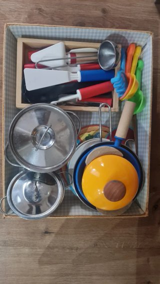 Cocinita de madera Ikea