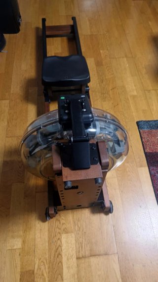 Máquina de remo de agua madera haya