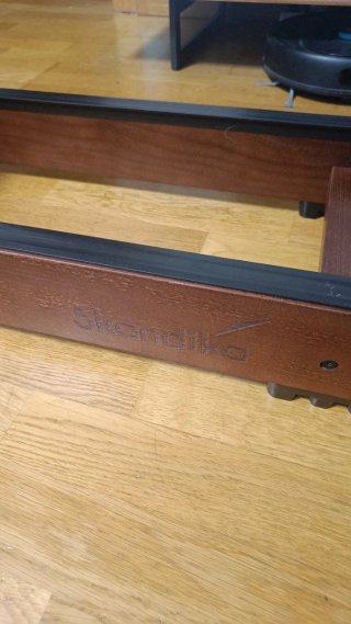Máquina de remo de agua madera haya