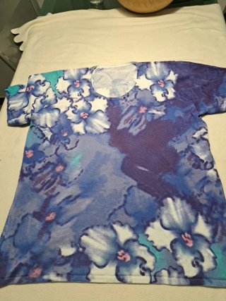 Jersey fino Punt Roma estampado floral