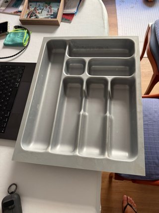 Organizador de cubiertos metálico 37x47.5cm