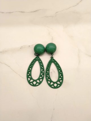 Pendientes Flamenca Verdes
