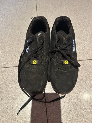 Zapatos de seguridad negros talla 36