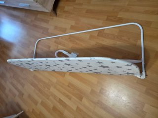 Barrera de Cama Infantil Estrellas Grises