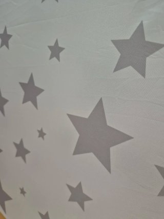 Barrera de Cama Infantil Estrellas Grises