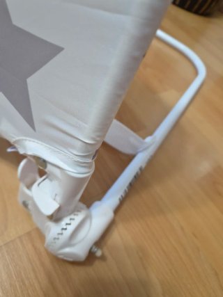 Barrera de Cama Infantil Estrellas Grises