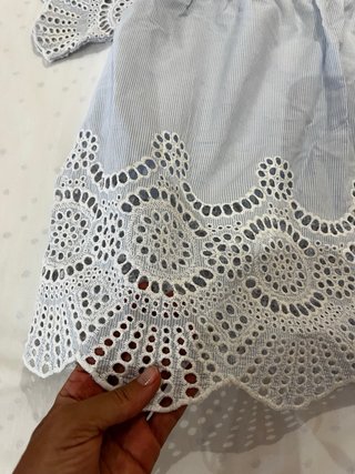 Blusa fluida azul