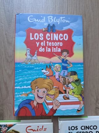 3 libros de "Los Cinco"