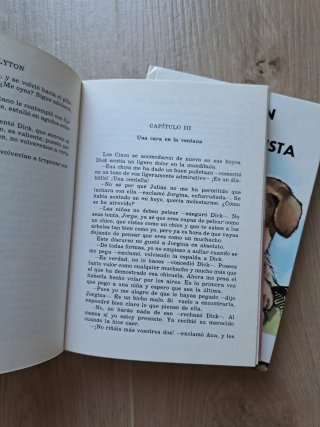 3 libros de "Los Cinco"