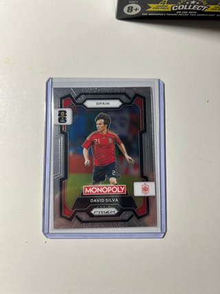 Carta Fútbol David Silva España Panini Prizm