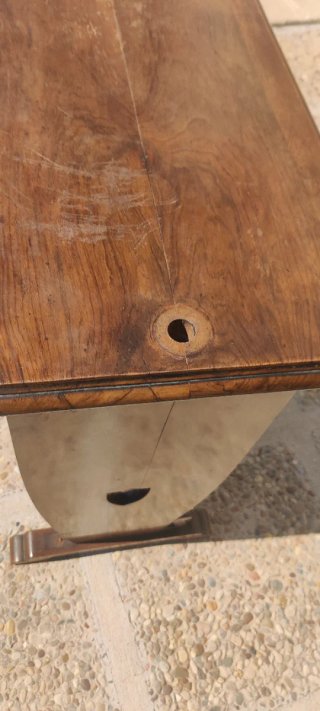 Revistero/Mesa Auxiliar Madera Maciza Vintage