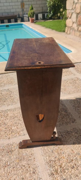Revistero/Mesa Auxiliar Madera Maciza Vintage