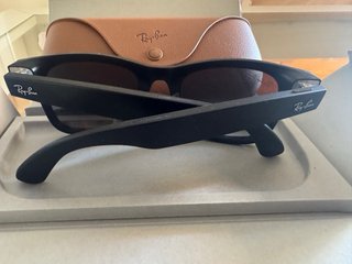 Gafas Ray-Ban Wayfarer Meta Negras