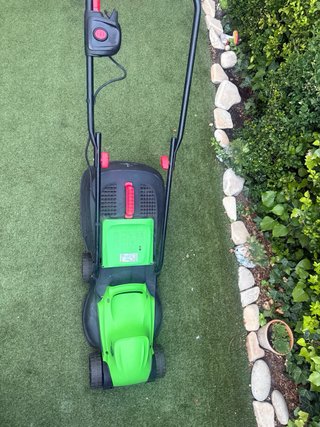 Cortacésped Eléctrico Verde y Negro