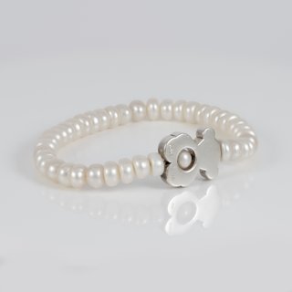 Pulsera Tous de perlas y plata 925 Oso Sweet Dolls