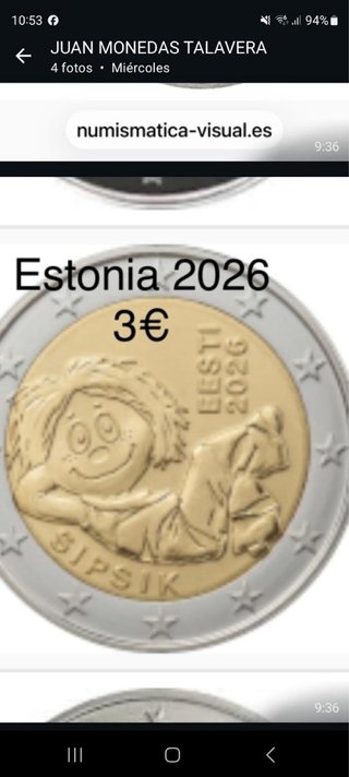 Moneda 2€ Irlanda 2026 Presidencia