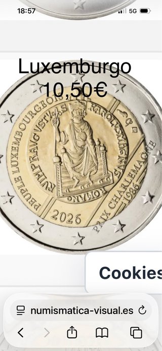 Moneda 2€ Irlanda 2026 Presidencia