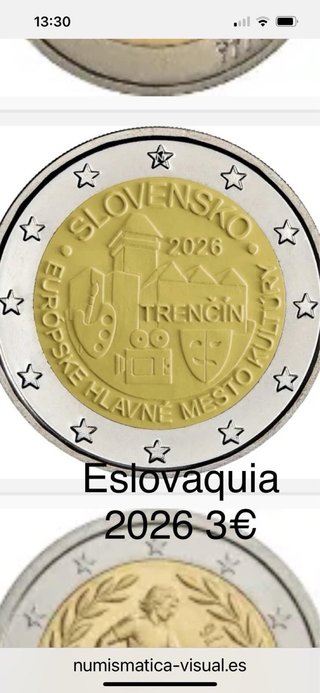 Moneda 2€ Irlanda 2026 Presidencia