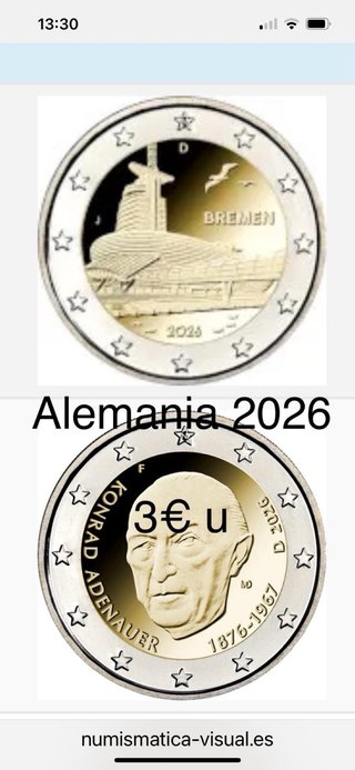 Moneda 2€ Irlanda 2026 Presidencia