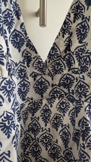 Top verano atado al cuello estampado.