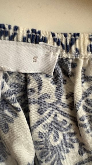 Top verano atado al cuello estampado.