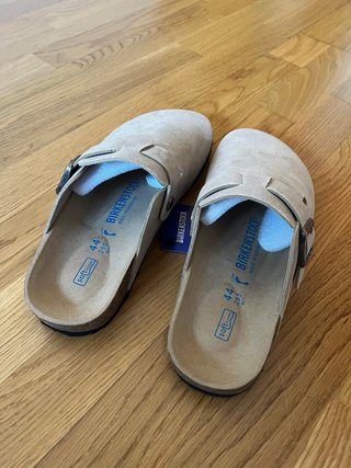 Zuecos Birkenstock Beige Talla 44