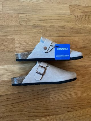 Zuecos Birkenstock Beige Talla 44