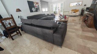 Conjunto Sofá modular con chaiselongue