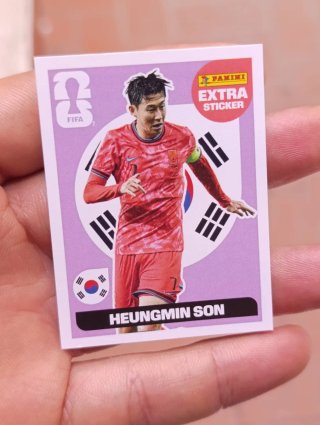 Panini Extra Sticker Heungmin Son base