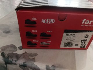 Zapatos de seguridad PRO FE SIO NAL ACERO