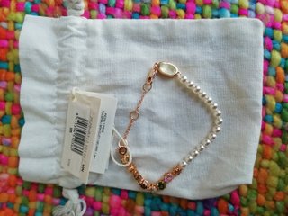 Pulsera Bimba y Lola perlas y piedras