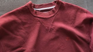 Champion Felpa Waffle Knit Rossa XXL
