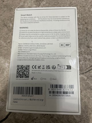 Smart Watch Z30 azul a estrenar