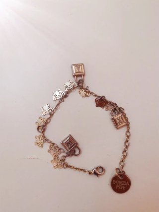 Bracciale Patrizia Pepe farfalle e lucchetti
