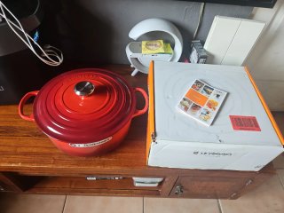 Olla Le Creuset Hierro Fundido 28L Roja