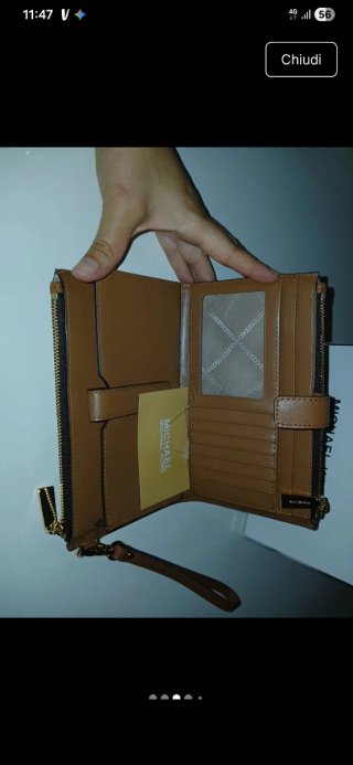 Portafoglio Michael Kors donna marrone