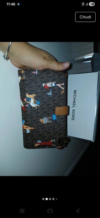 Portafoglio Michael Kors donna marrone