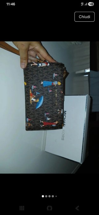 Portafoglio Michael Kors donna marrone