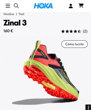 Bambas Hoka Zinal 3 (NUEVAS A ESTRENAR EN CAJA)