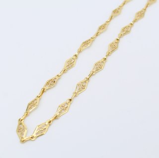 Cadena de oro de 18k. Peso: 11.84 gr.