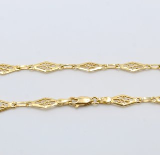 Cadena de oro de 18k. Peso: 11.84 gr.
