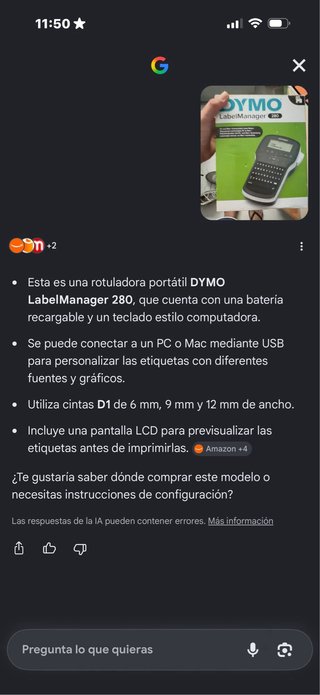 DYMO LabelManager 280 casi nuevo