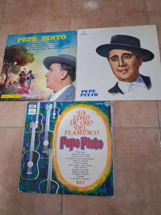 3 Vinilos LP Pepe Pinto Flamenco