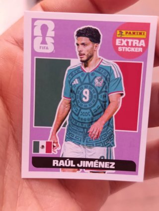 Sticker Panini Extra Raúl base Jiménez