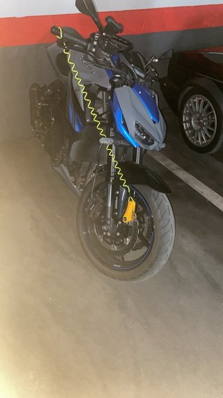 Kawasaki Z1000 Naked Gris/Negra/Azul